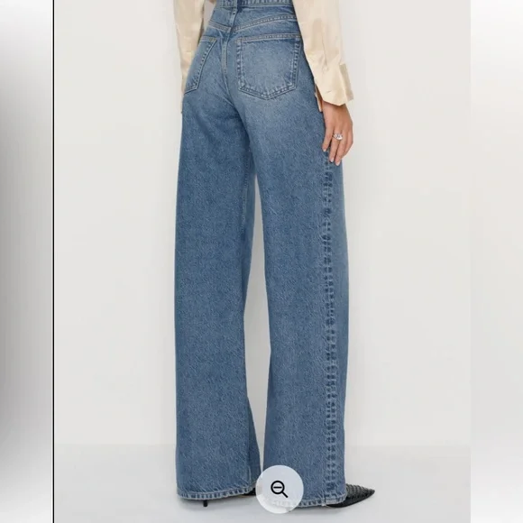 Reformation Blue Flare & Wide Leg Jeans - Picture 2 of 8